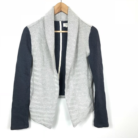 Lou & Grey Sweaters - Lou & Grey Herringbone Sweater Cardigan Size XS